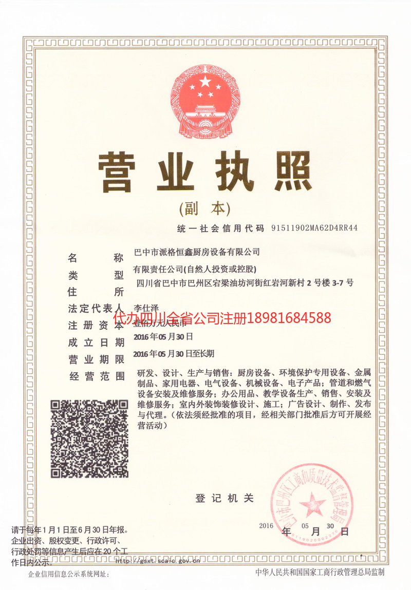 安国安国派格恒鑫厨房设备有限公司